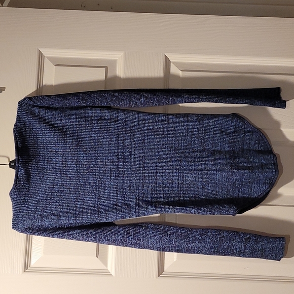 No boundaries longsleeve ribbed knit blue top blouse sz medium - Picture 4 of 4